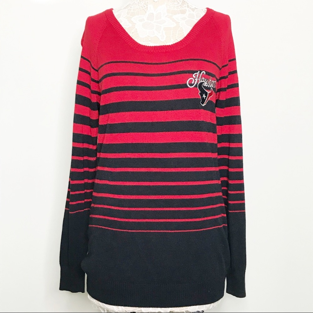 5/$25 NFL Team Apparel Houston Texans Women's Sweater Xl